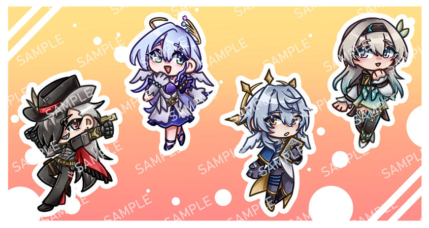 HSR Penacony Acrylic Charms/Keychains - Vol.1 HSR Penacony Acrylic Charms/Keychains - Vol.1