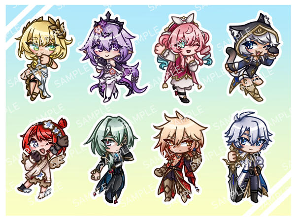 HSR Chrysos Heirs Acrylic Charm/Keychains HSR Chrysos Heirs Acrylic Charm/Keychains